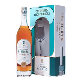 Francois de Martignac VSOP Подарочный набор с бокалом